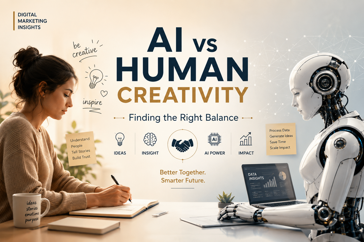 AI vs Human Creativity: Finding the Right Balance